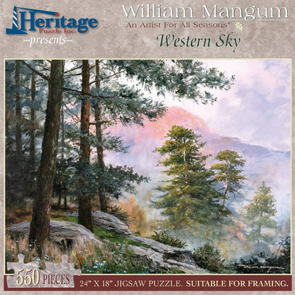 Western Sky 550 piece Jigsaw Puzzle