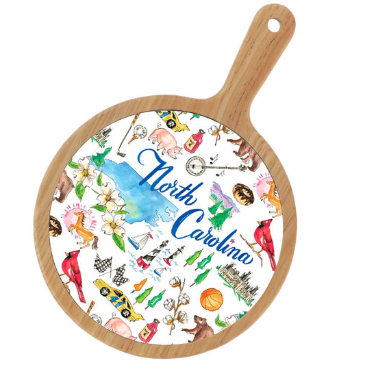North Carolina Bamboo Cheese Board