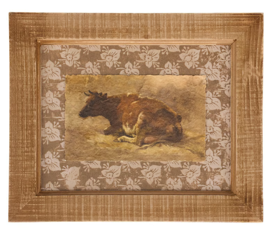 Resting in the Pasture - Framed Art Print