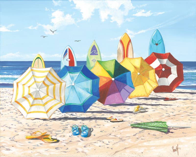 Brellas and Boards 1000 Piece Puzzle - Heritage Puzzle