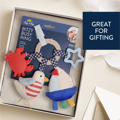 Nautical Bitzy Busy Ring™ - Itzy Ritzy Teether