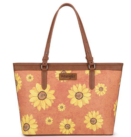Sunflower Print Tote Bag - Wrangler