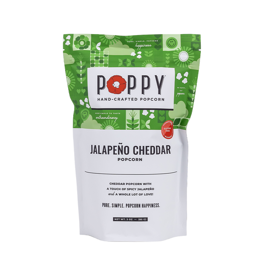 Jalapeño Cheddar Poppy Popcorn