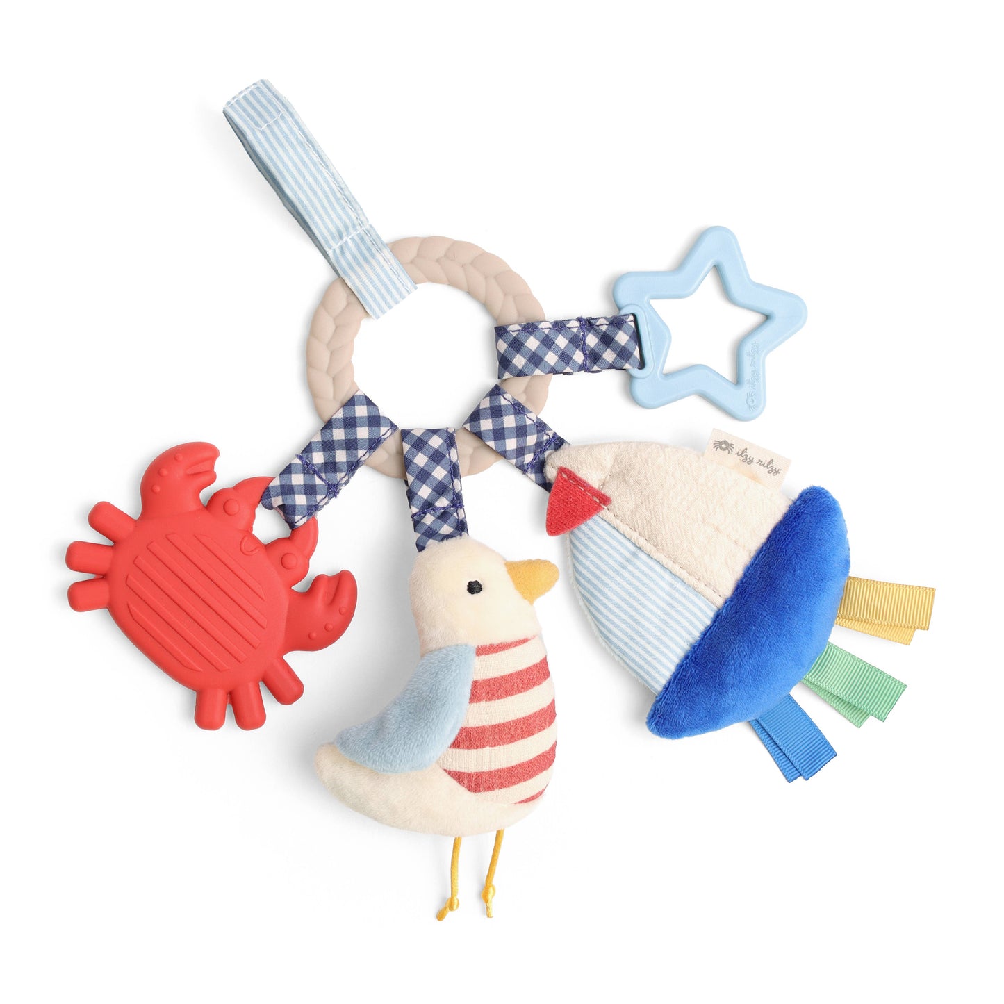Nautical Bitzy Busy Ring™ - Itzy Ritzy Teether