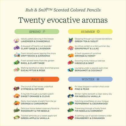 Lifelines Scent of the Seasons - Colored Pencil 20 PK