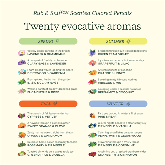 Lifelines Scent of the Seasons - Colored Pencil 20 PK