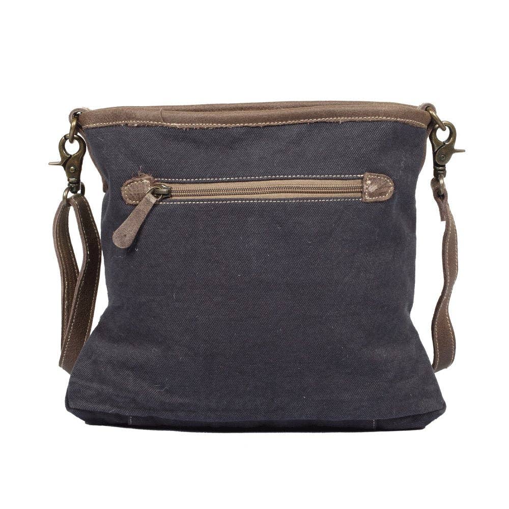 Navy Kilim Shoulder Bag - Myra