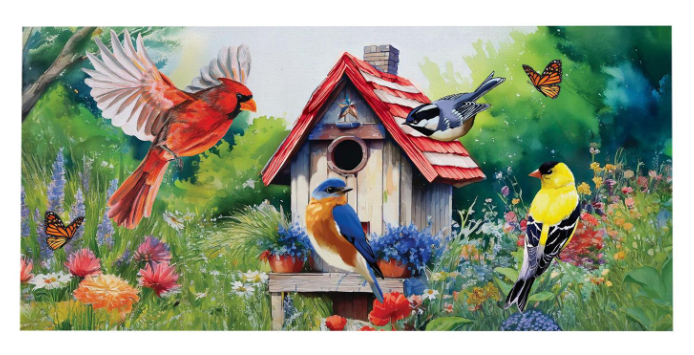 Americana Songbirds Garden Sassafras Switch Mat