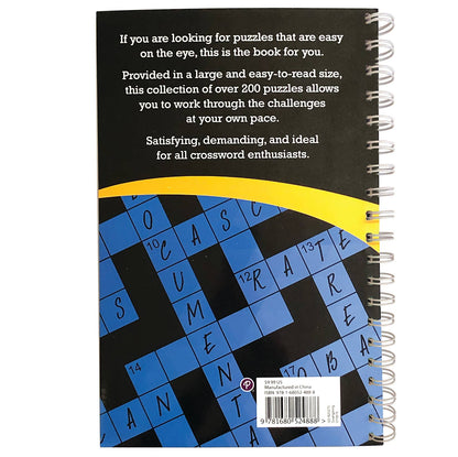 Large Print Crossword Puzzles – 200+ Puzzles for Adults