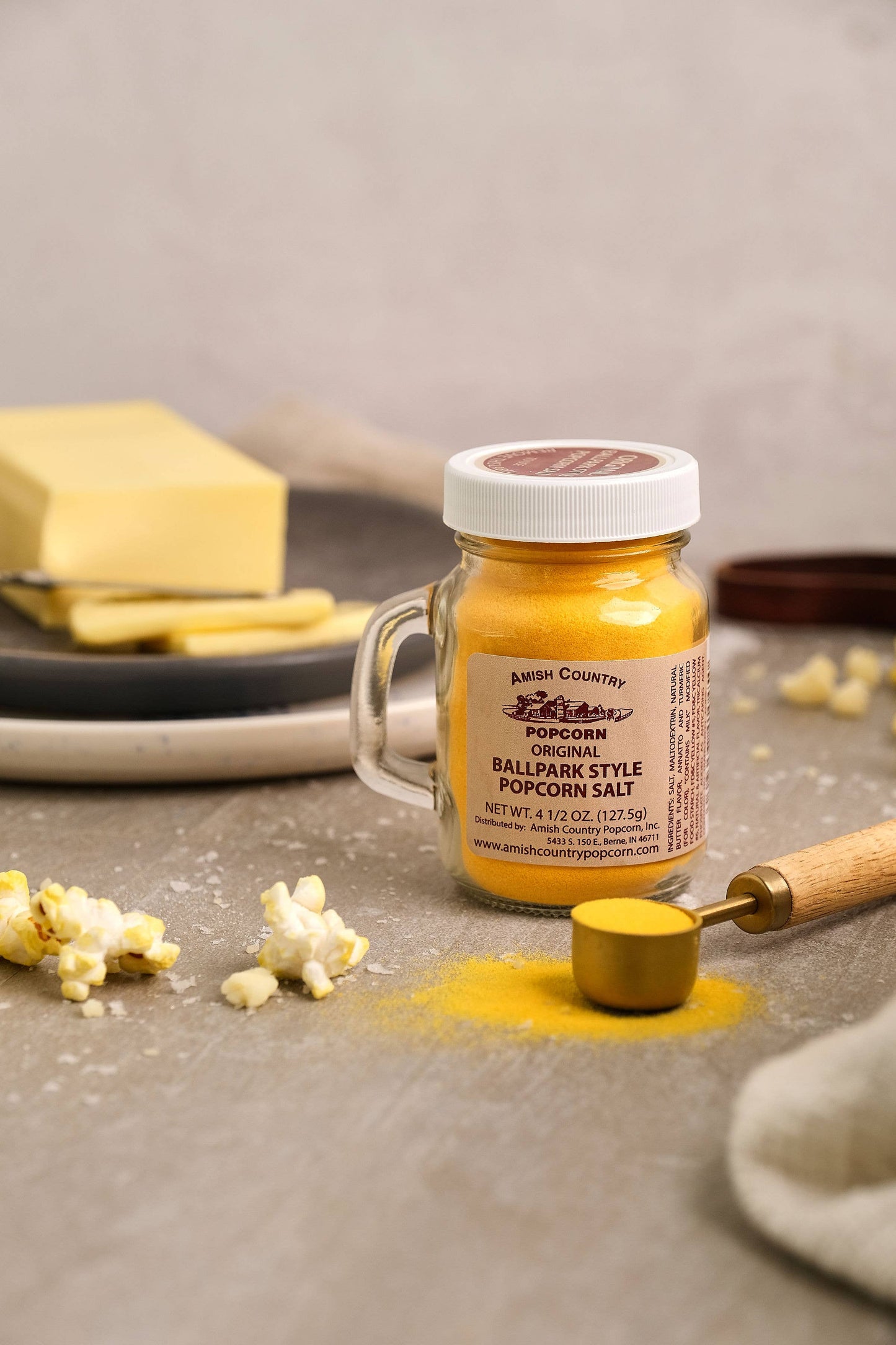 Amish Country 4.5oz Bottle of Ballpark-Style Popcorn Salt