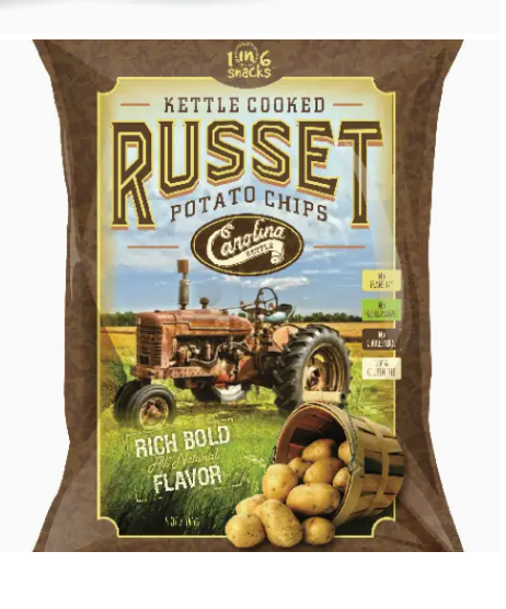 Carolina Kettle Cooked Russet Potato Chips - 2 oz