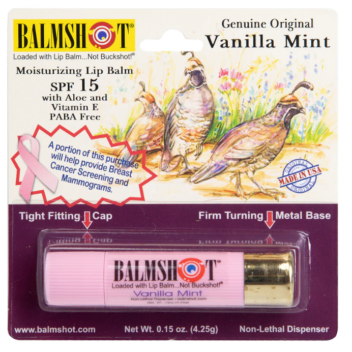 Balmshot Vanilla Mint Moisturizing Lip Balm