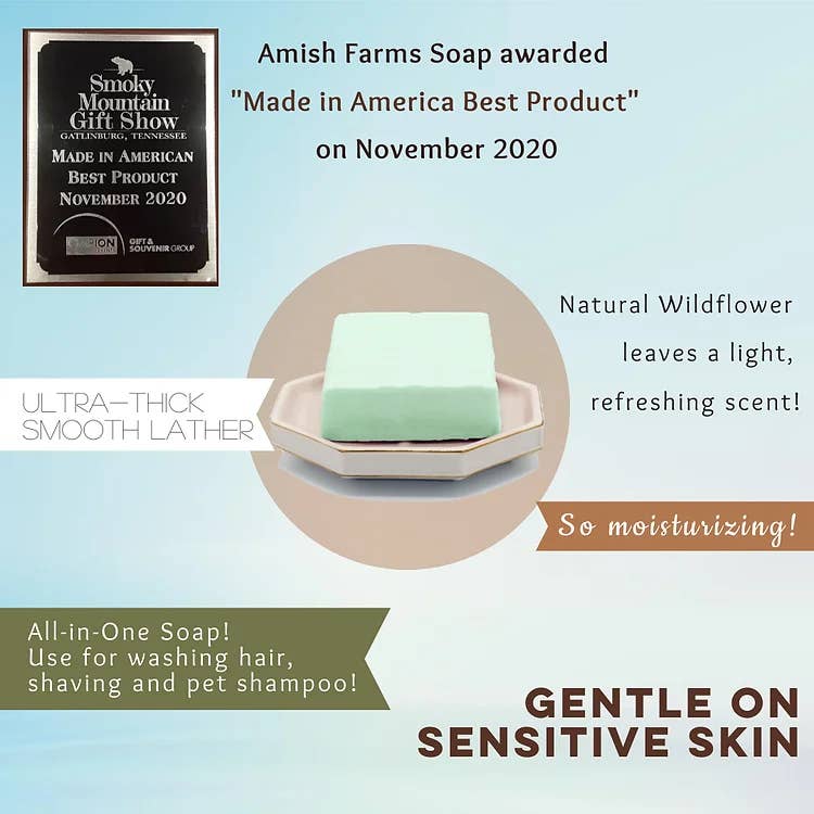 Amish Farms Soap 5-Bar Bag - Color + Fragrance