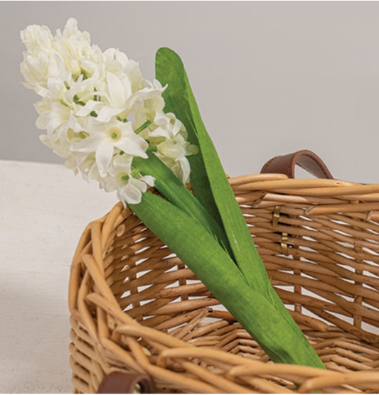 White Hyacinth Stem - 11"