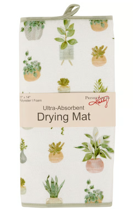 For the Love of Plants Dish Drying Mat