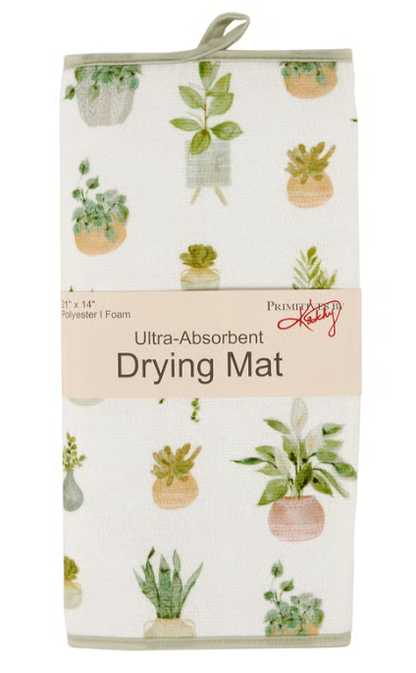 For the Love of Plants Dish Drying Mat