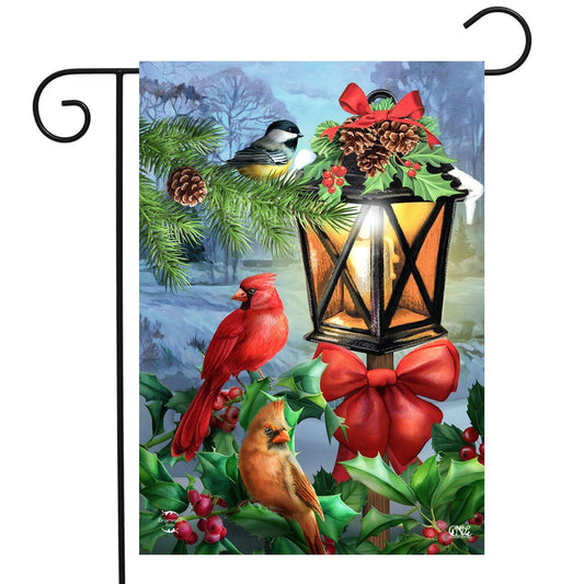 Lantern Glow Gathering Garden Flag