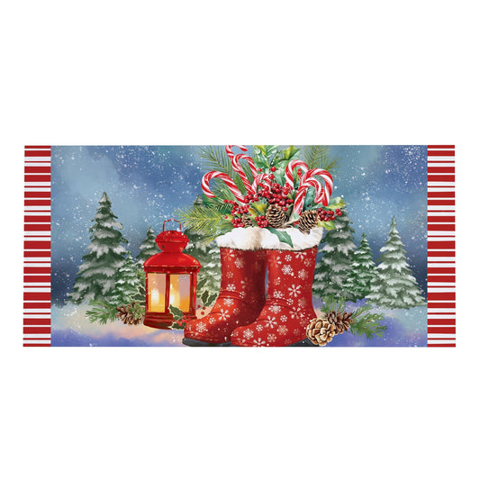 Winter Boots Sassafras Doormat Insert