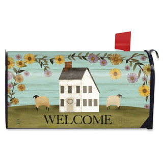 Country Saltbox Village Standard Mailbox Cover