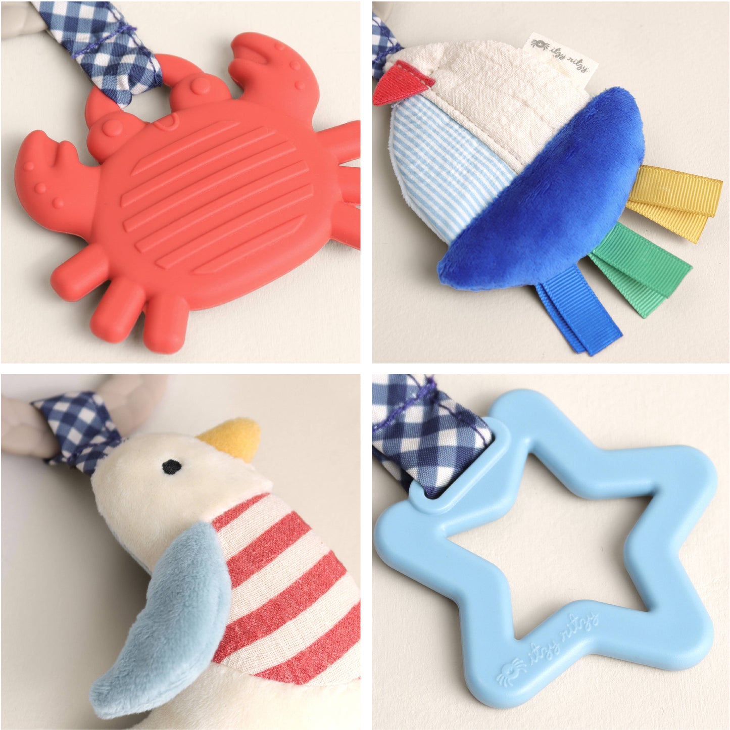 Nautical Bitzy Busy Ring™ - Itzy Ritzy Teether