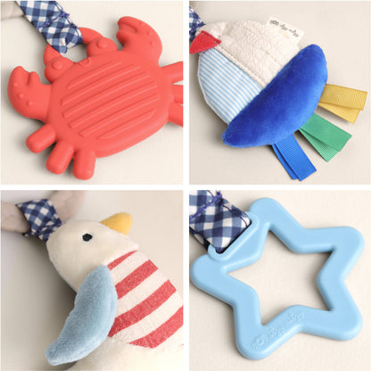 Nautical Bitzy Busy Ring™ - Itzy Ritzy Teether