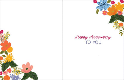 Anniversary Greeting Card - Wonderful Couple