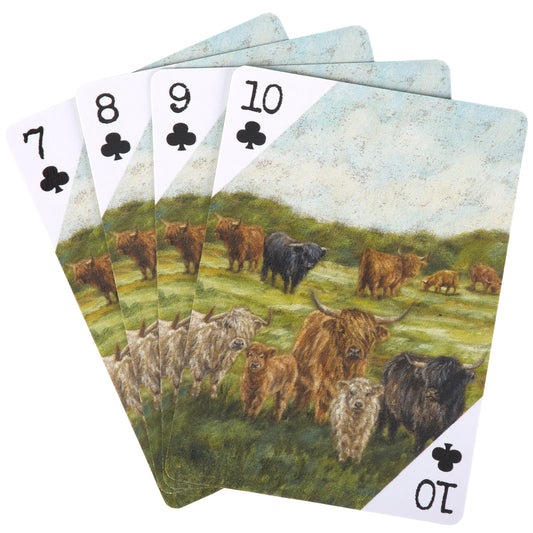 Highland Cow Playing Cards Deck