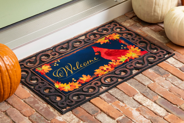 Fall Cardinal Sassafras Switch Mat Insert