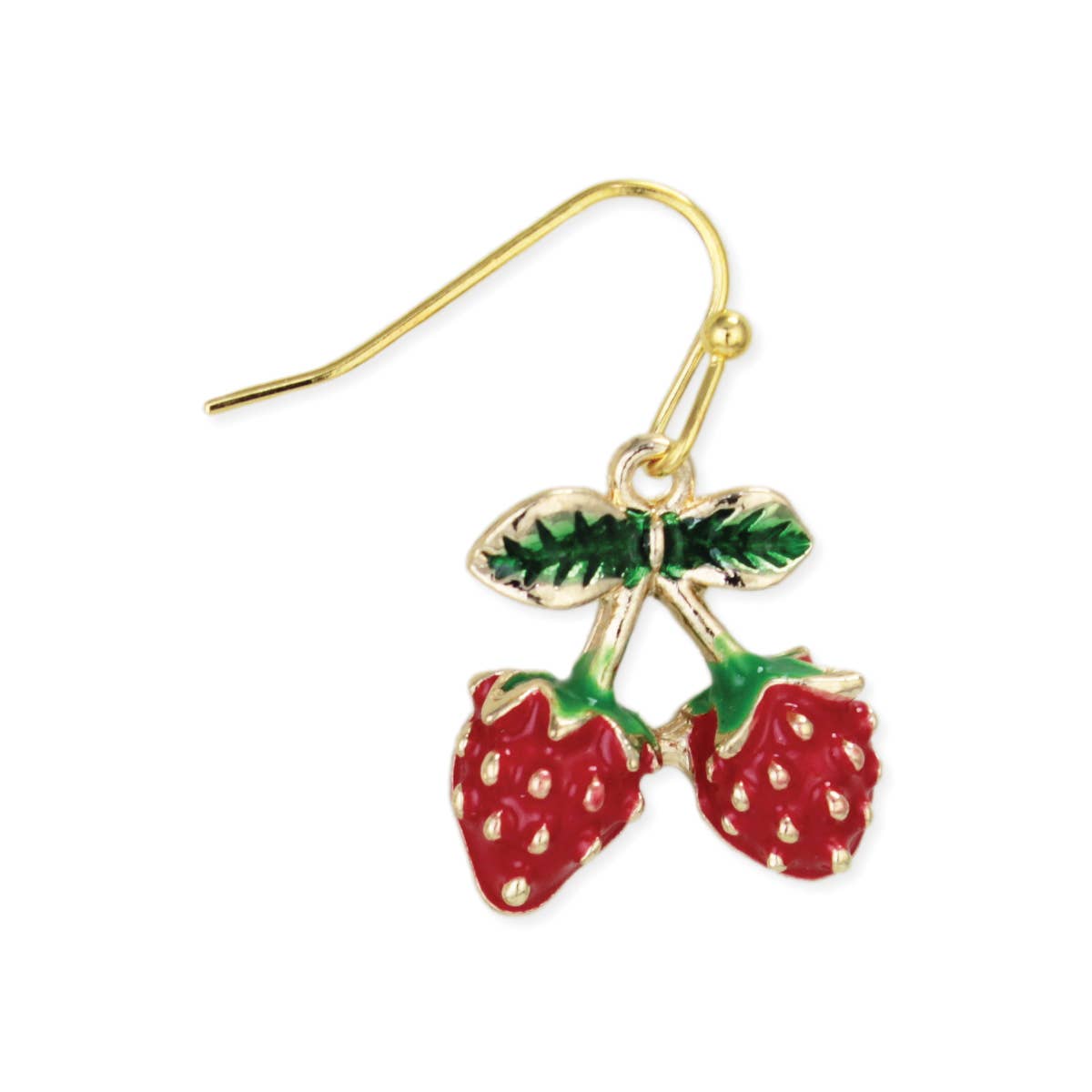 Juicy Bunch Strawberry Earrings