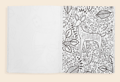 Together: A Mommy + Me Coloring Book