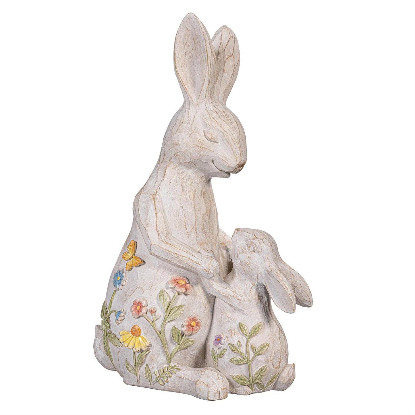 Bunny Blooms Bunny and Baby Bunny Statuary