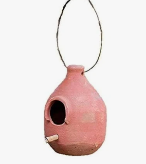 Terra Cotta Hanging Birdhouse