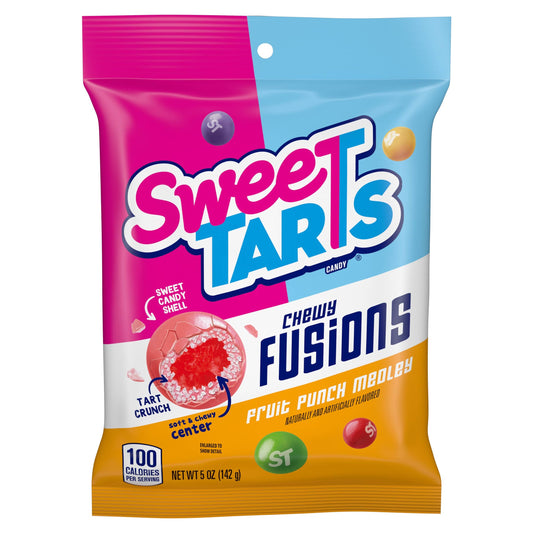 SweeTARTS Chewy Fusions - Fruit Punch Medley 5oz Bag