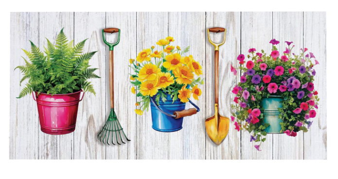 Garden Tool Trio Sassafras Switch Mat Doormat Insert