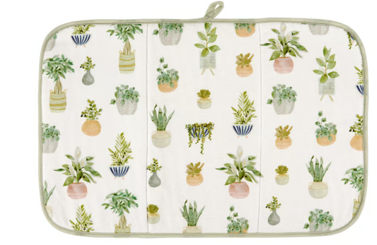 For the Love of Plants Dish Drying Mat