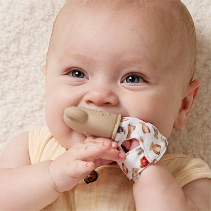 Vintage Bear Teething Mitt®- Itzy Ritzy