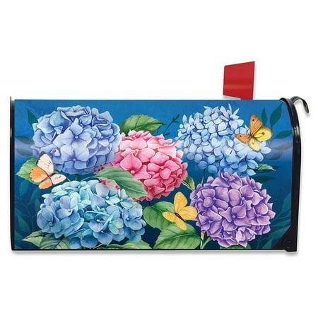 Colorful Hydrangeas Spring Mailbox Cover - Standard Size