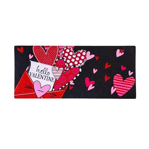 Sassafras Switch Mat Sending Love Valentine's Day Doormat Insert