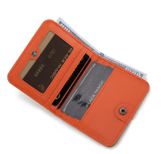 Solid Color Small BI-Fold Wallet RFID Card Holder - Wrangler