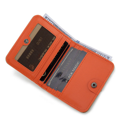 Solid Color Small BI-Fold Wallet RFID Card Holder - Wrangler