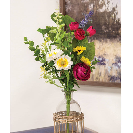 Breezy Summer Blooms Floral Pick - 16”