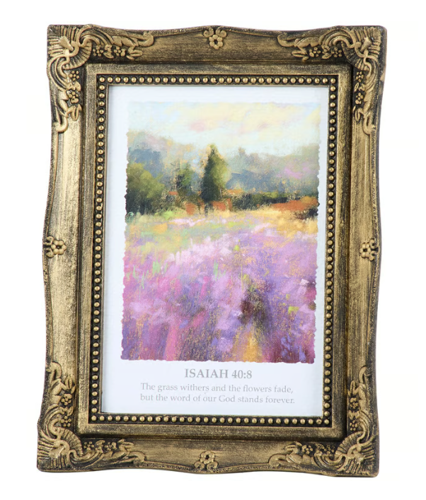 Isaiah 40:8 Framed Art - Word of God Stands Forever