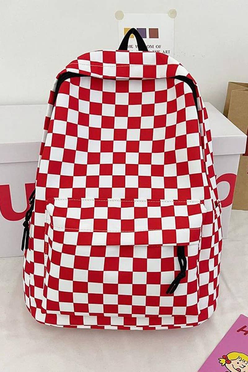 Check it Out Checkerboard Backpack