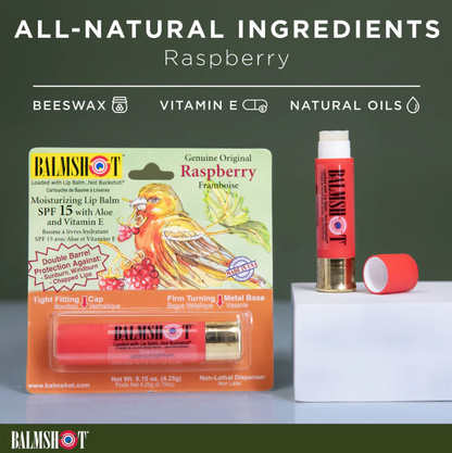 Balmshot Raspberry Moisturizing Lip Balm