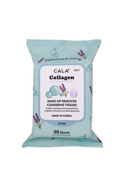 CALA Collagen 30 Sheets Makeup Remover Tissues