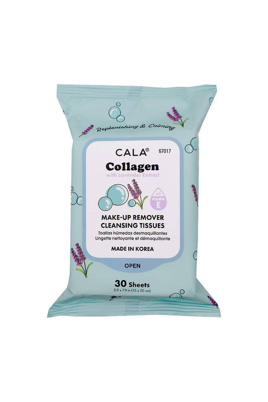 CALA Collagen 30 Sheets Makeup Remover Tissues