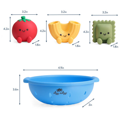 Pasta Splash Pals™ Bath Toy - Itzy Ritzy