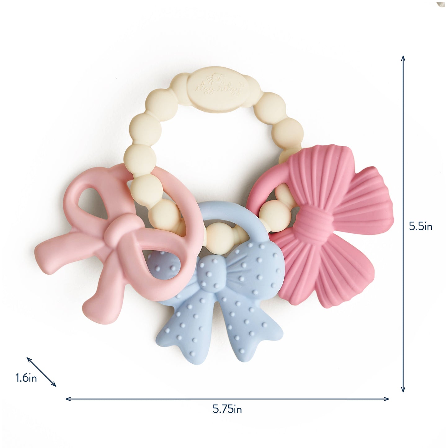 Itzy Trio™ Silicone Teether Bows - Itzy Ritzy