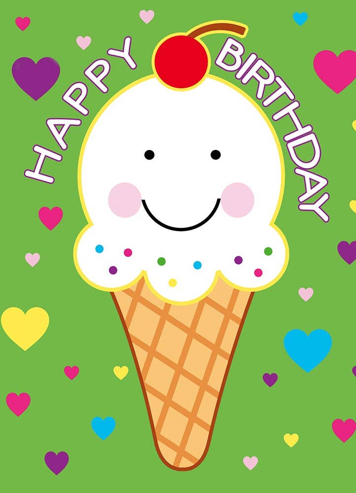Birthday Greeting Card - Cherry on Top