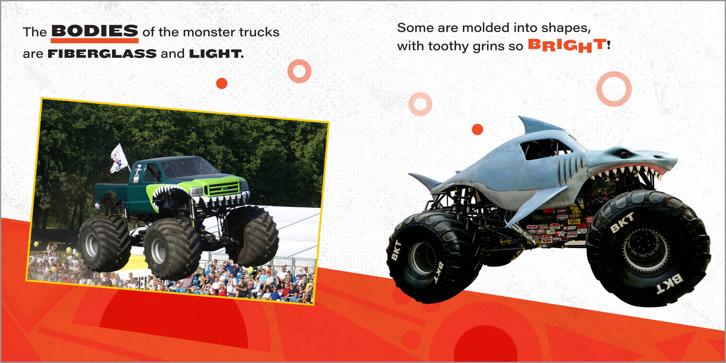 Go, Go, Monster Trucks! Children's Book